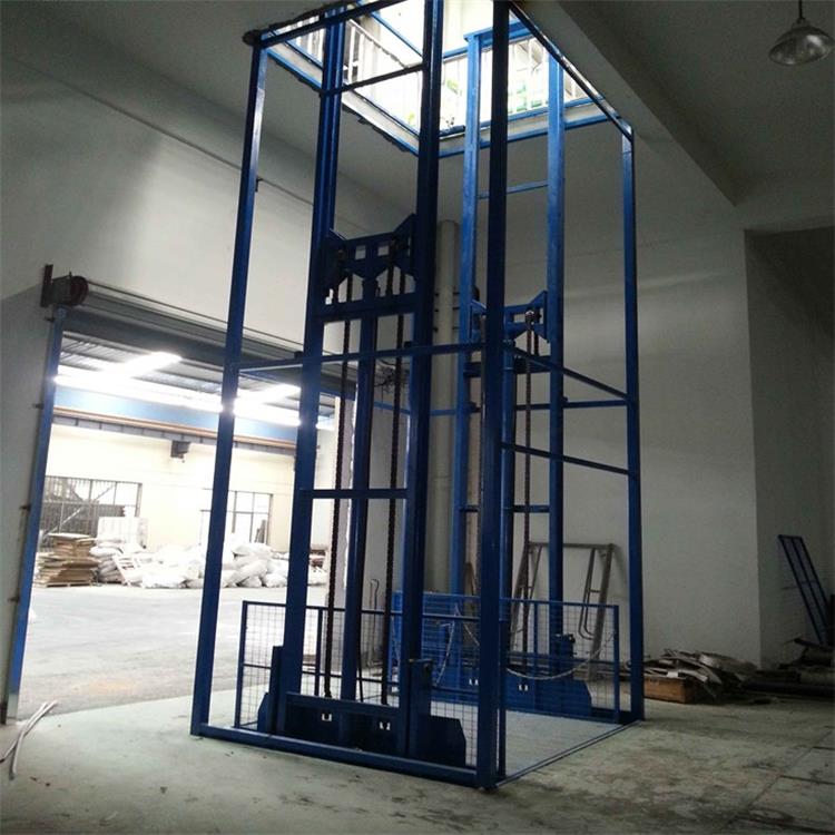 定做导轨式液压升降机固定简易液压货梯仓库