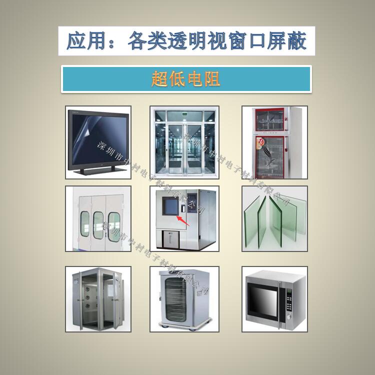 【玻璃视窗透明屏蔽膜】价格,厂家,导电膜