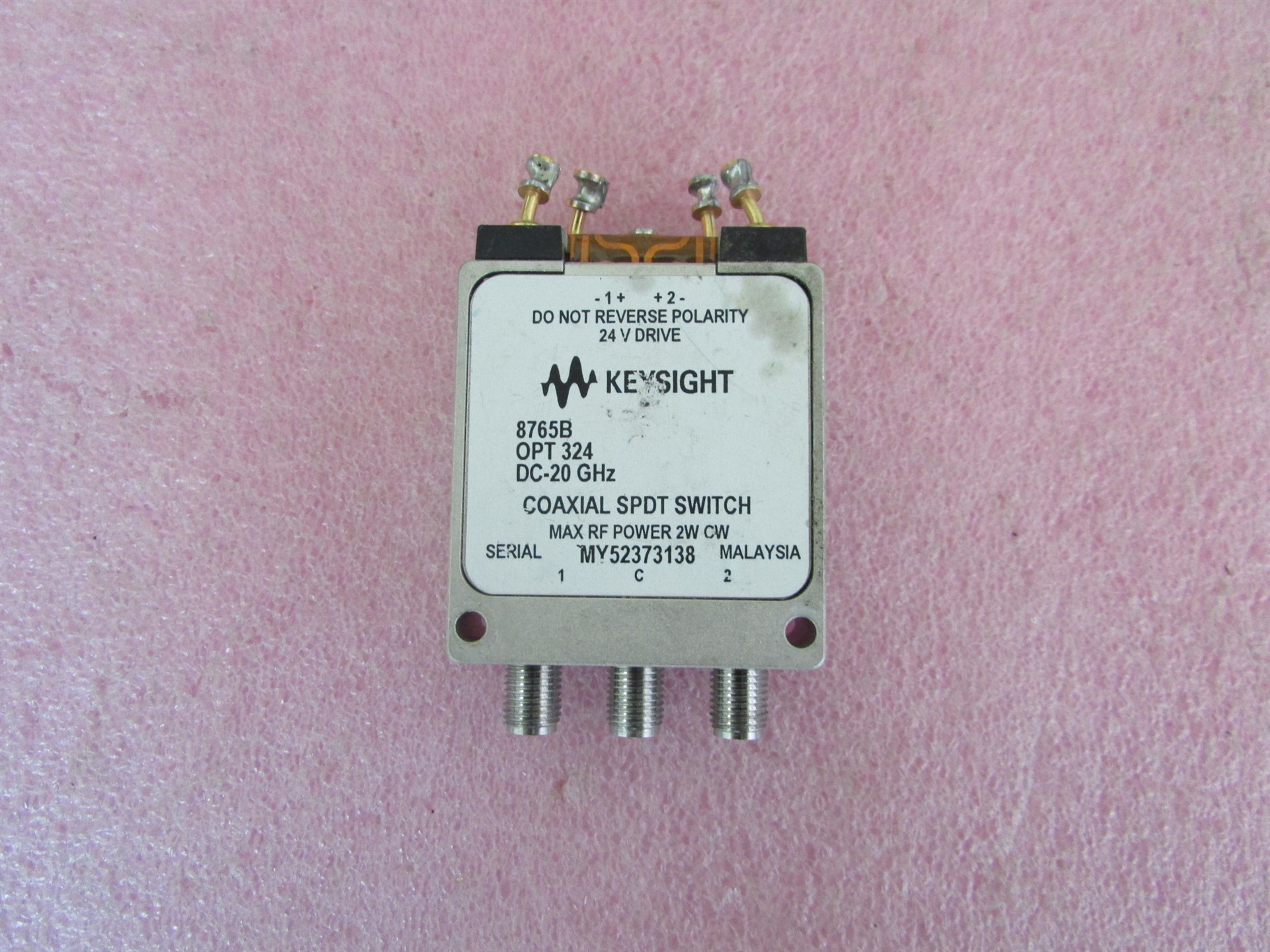 8765B Agilent SMA 24V DC-20GHz SPDT lͬS_P(gun)