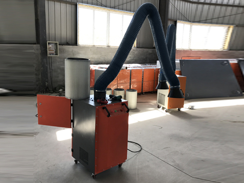 盛远厂家双臂焊烟净化器的工作运行状态