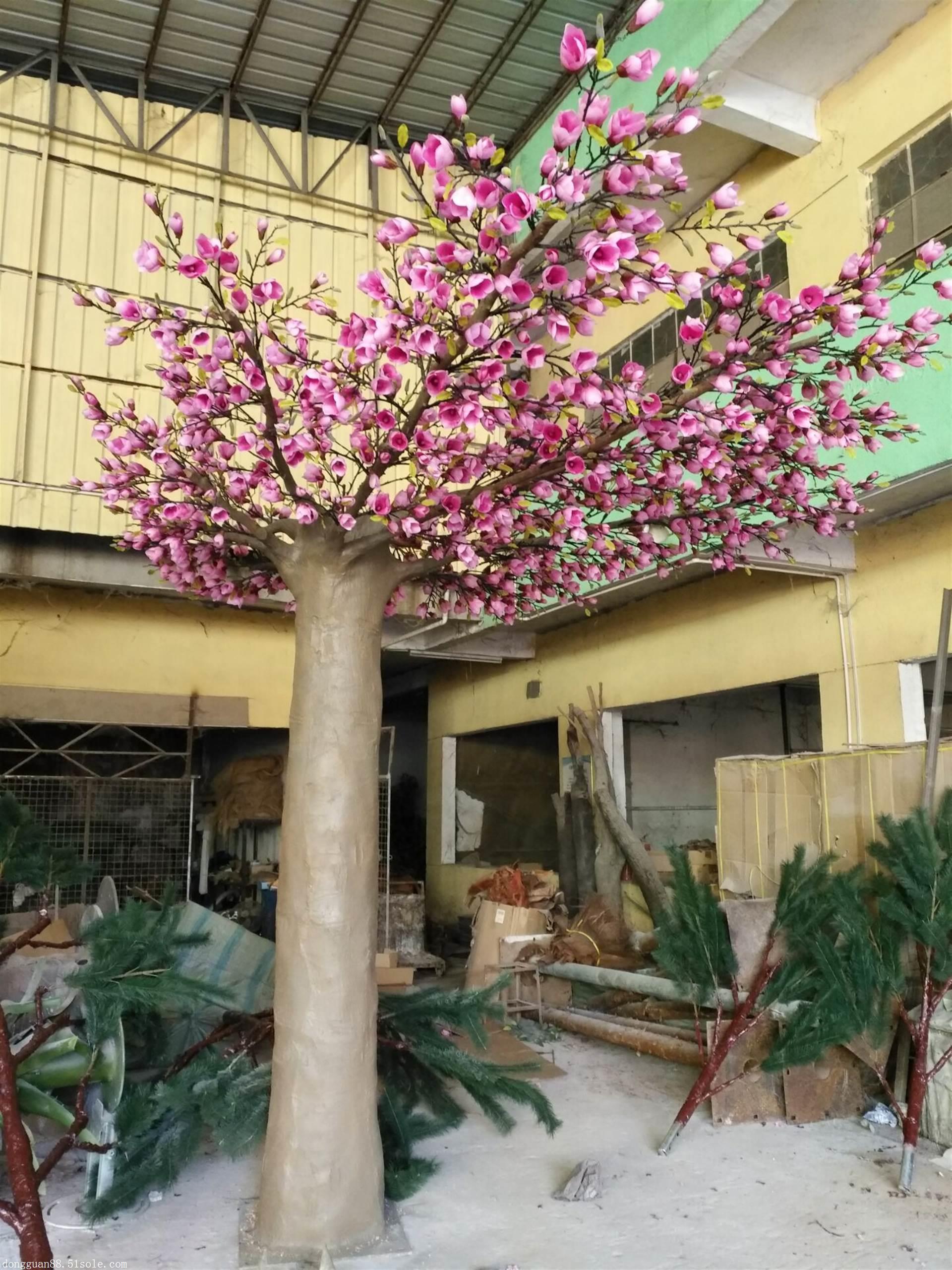 东莞雅菲仿真树厂家直销 仿真玉兰树 造型尺寸可定制