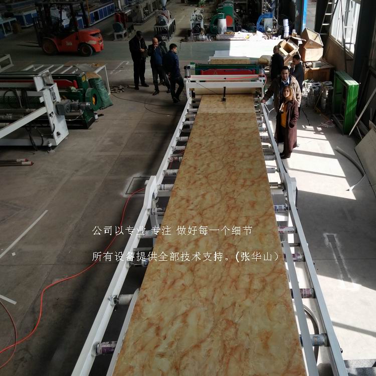 PVC仿大理石板生产线PVC石塑型材设备
