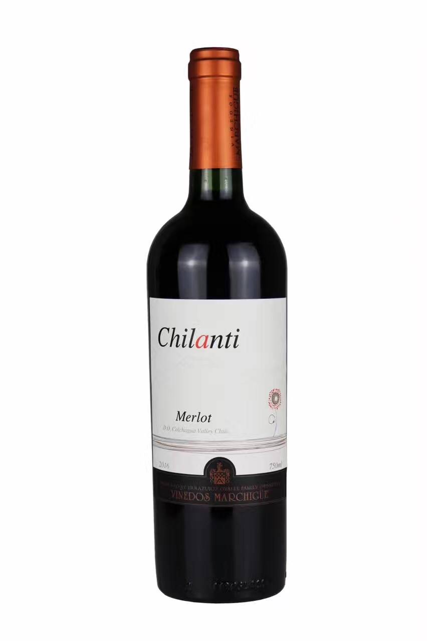 智利原装进口 基兰蒂梅洛干红葡萄酒 高性价比