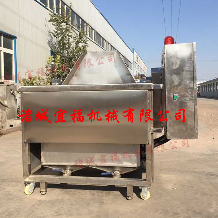 鸡爪油炸机_宜福电加热虎皮鸡爪油炸锅