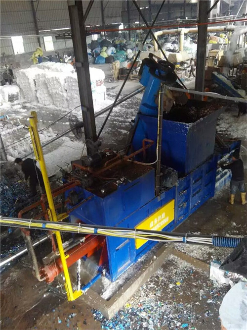 cy-350型自动称重废纸打包机无锡开门自定义生产厂家