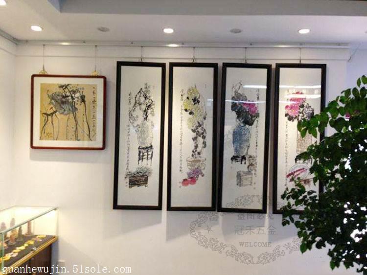 挂画器轨道 博物馆挂画吊轨 展厅挂画专用导轨