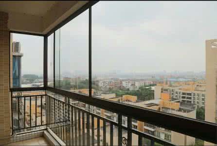 天津中空钢化玻璃全景隐框阳台窗