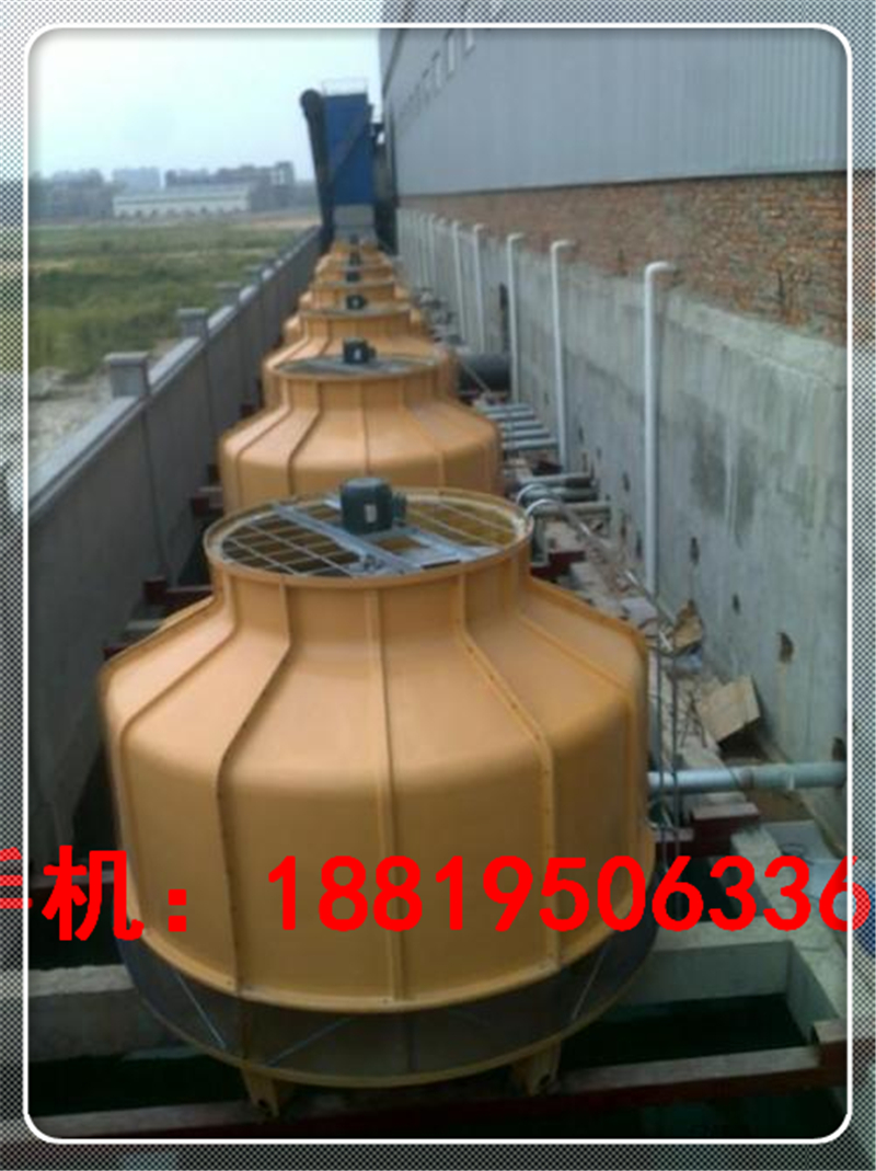珠海100吨冷却塔圆形125T工业冷却塔