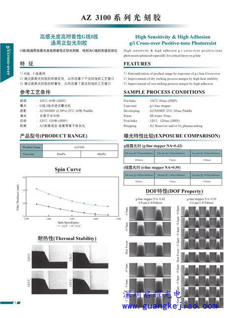 现货供应安智AZ光刻胶，型号齐全