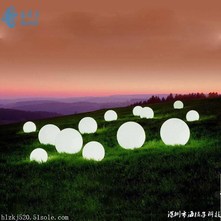 【海粒子太阳能景观灯led发光球小夜灯加工】价格,厂家,太阳能草坪灯