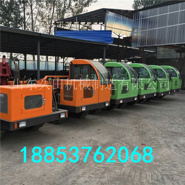 坦克底盘履带运输车 履带翻斗自卸
