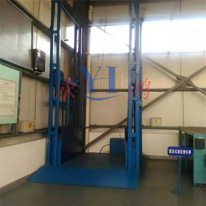 长沙用液压工厂货物升降货梯多少钱一台