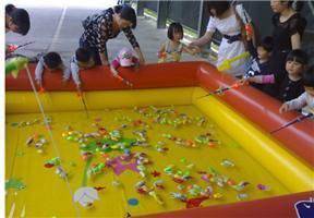 【河北山西公园街角游乐园儿童钓鱼池摸鱼池】