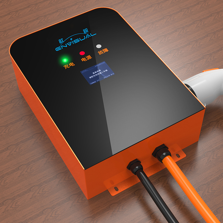新能源电动汽车7kW壁挂式交流慢充充电桩图片