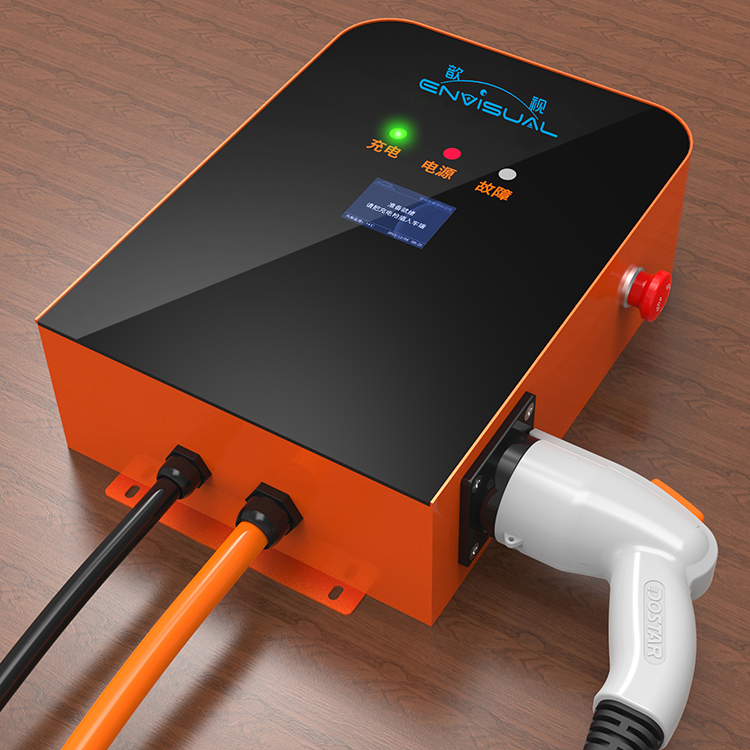 新能源电动汽车7kW壁挂式交流慢充充电桩图片