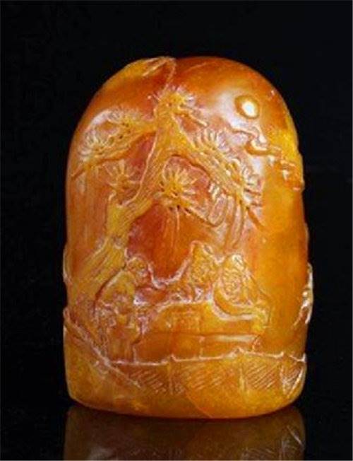 【哪里可以鉴定交易田黄薄意雕摆件】价格,厂