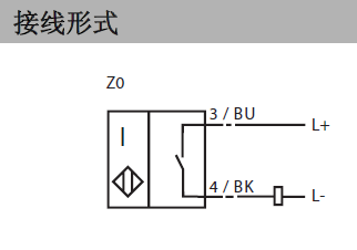 P+F接近开关外形尺寸:nbn4-12gm40-z0-V1