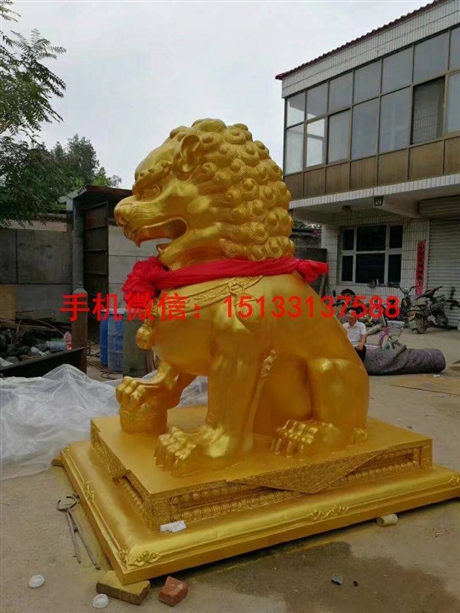 铜雕塑厂家   新疆铜狮子雕塑厂家