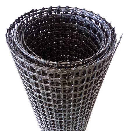 塑料双向土工格栅GGR/PP/BS30-30网孔6cm
