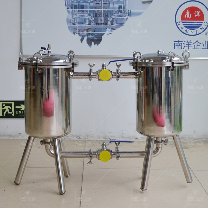 厂家直销双联过滤器糖浆蜂蜜滤网过滤机器