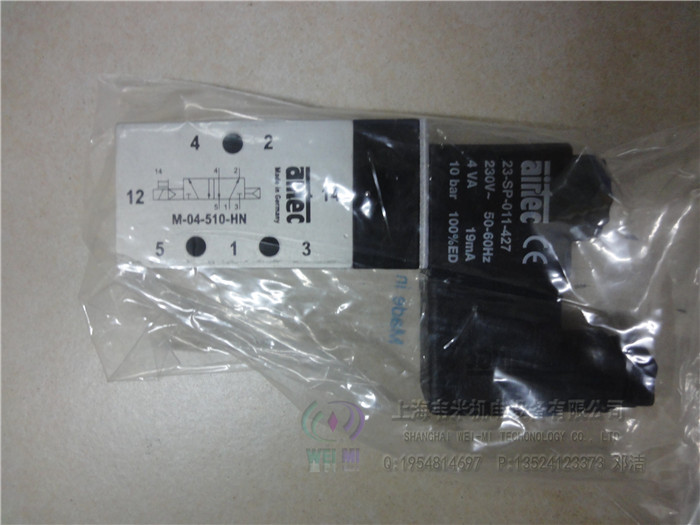 德国AIRTEC阀M-04-510-HN