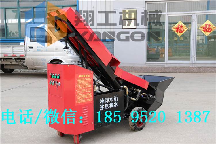 小型混凝土输送泵楼层二次结构施工用