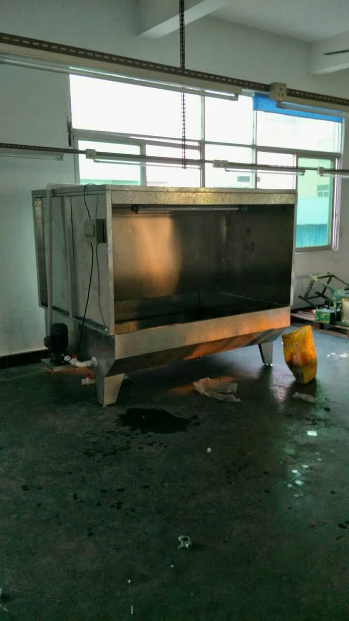小型水帘柜 1.5米喷油柜 对喷式水帘柜