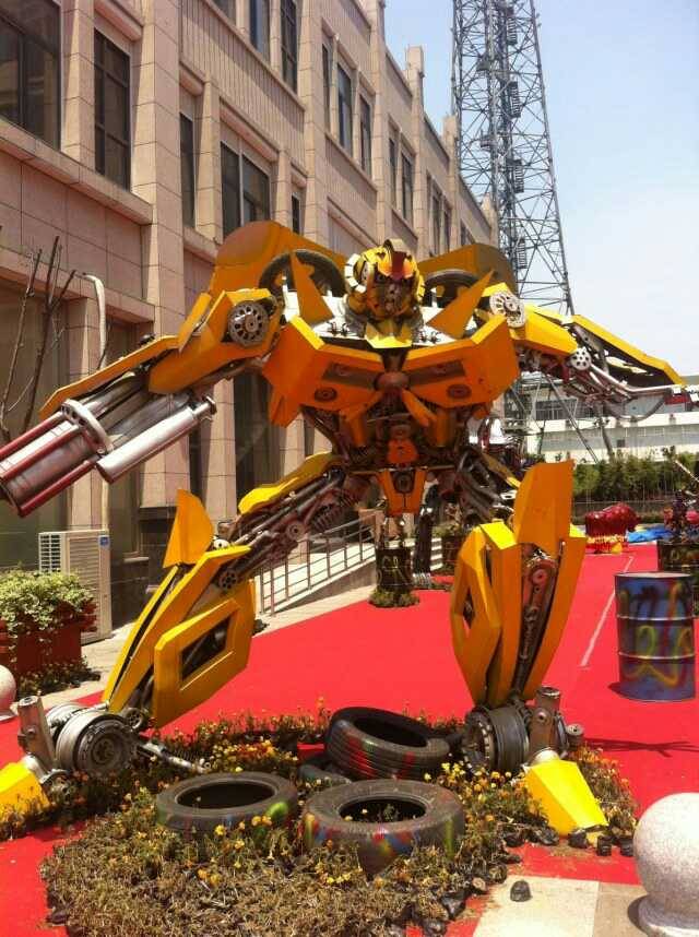 福建大型动态变形金刚模型出租发声变形金刚展
