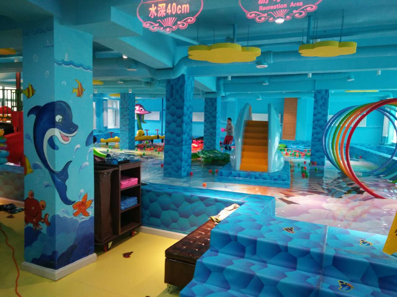 室内儿童游乐场~|空间|家装设计|张丽天斐效果图 - 原创作品 - 站酷 (ZCOOL)