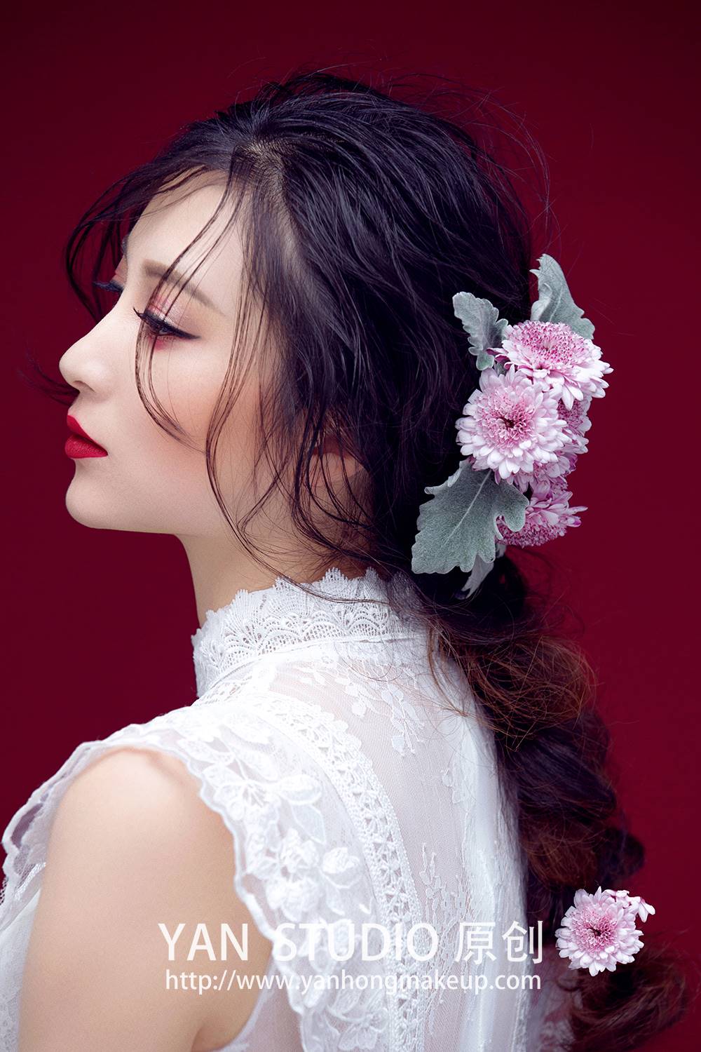 御姐妆容教程 蒙自严鸿化妆培训学校图片_高清