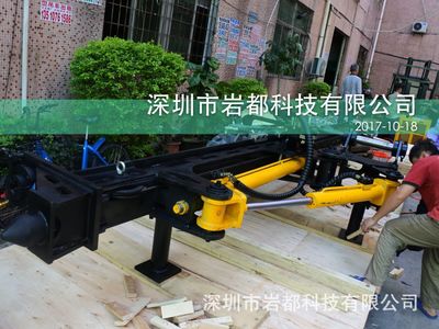 挖机改造装液压凿岩机替代人工气动凿岩