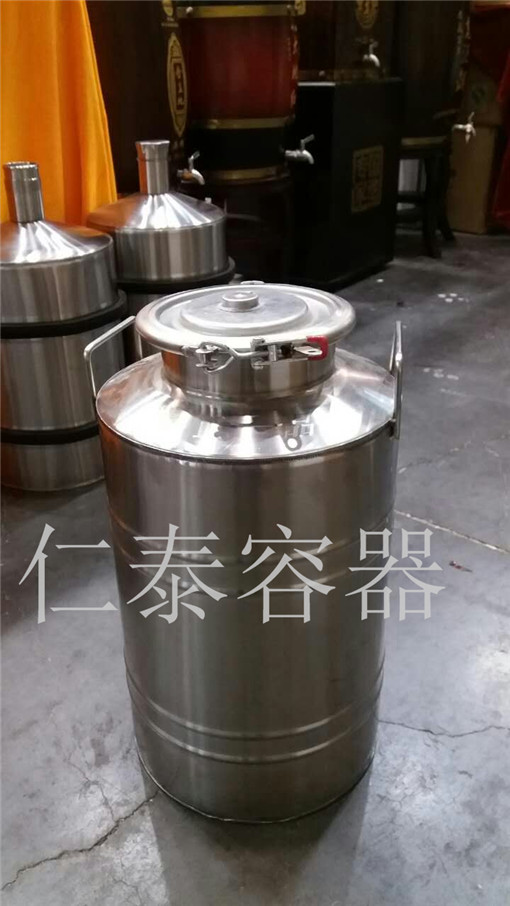 食品级不锈钢周转桶  阀门不锈钢酒桶