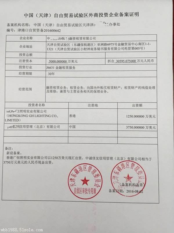 资融资租赁公司转让大额验资