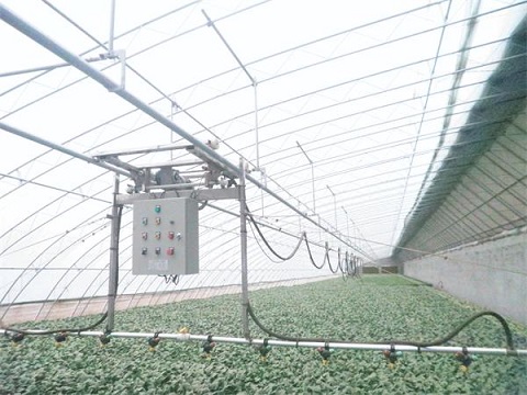 平移自走温室喷灌机大棚育苗喷水喷灌机水车