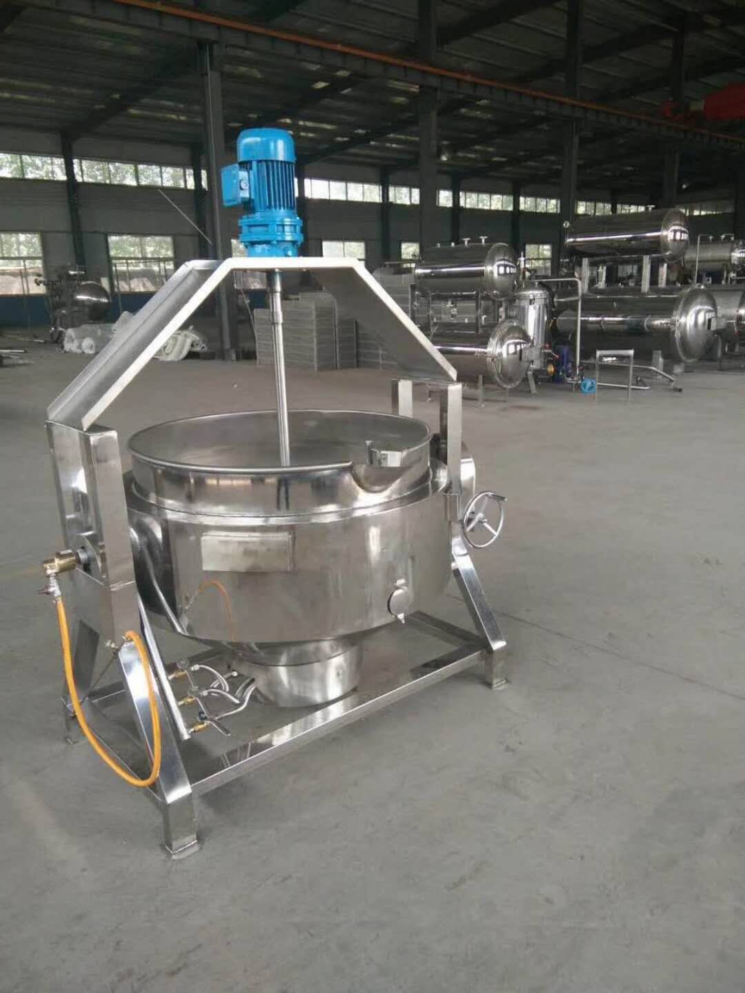 100L可倾式燃气夹层锅