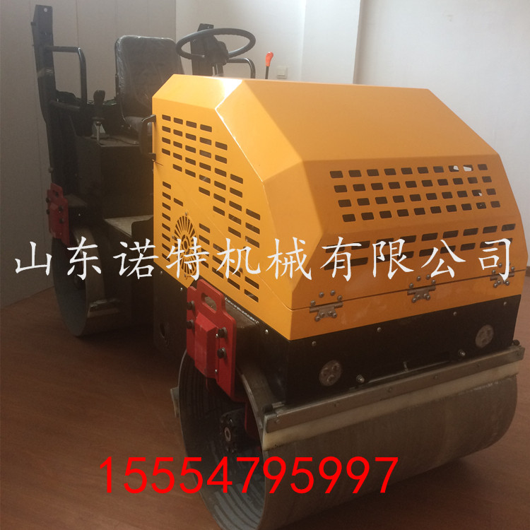 全液压座驾式压路机 自重一吨路面压实机