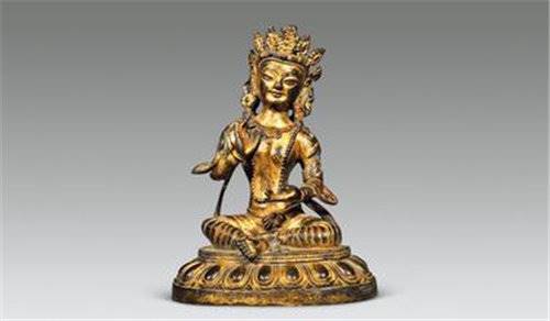陕西西安铜鎏金佛像直接交易