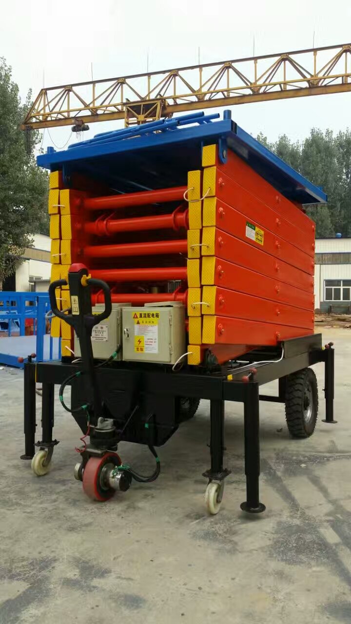 山东临沂移动液压平台河用220V电源升降