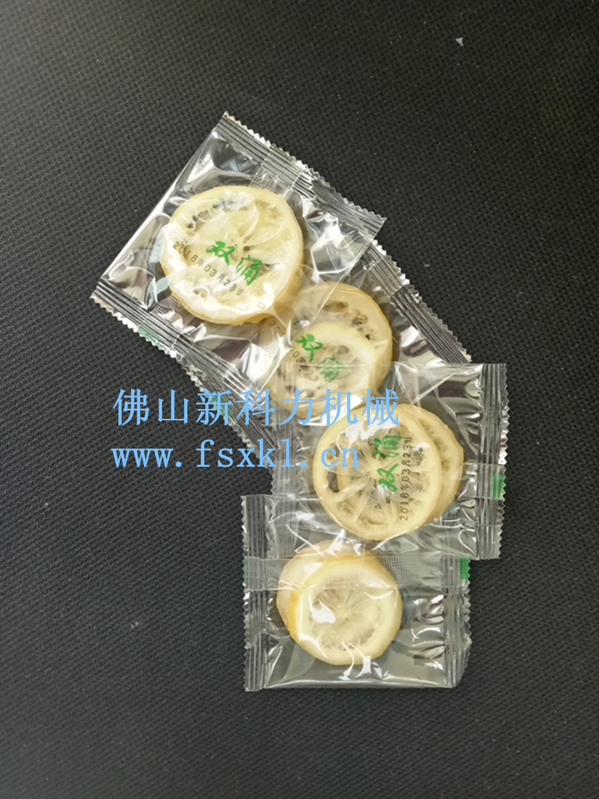 柠檬片包装机，新鲜切片柠檬片自动包装机