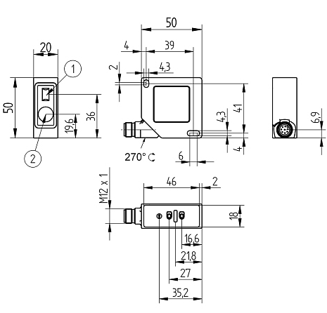 Wenglor高精度测距传感器CP08MHT80详解