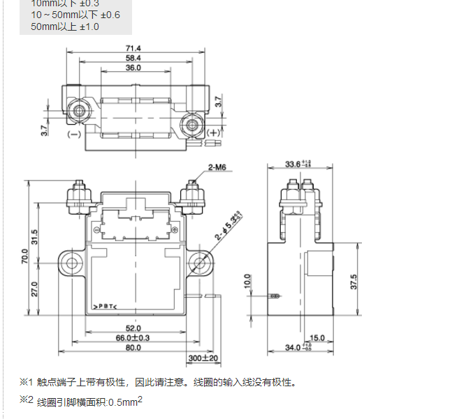 描述松下AEJ11012/FJ 高容量继电器重要参数