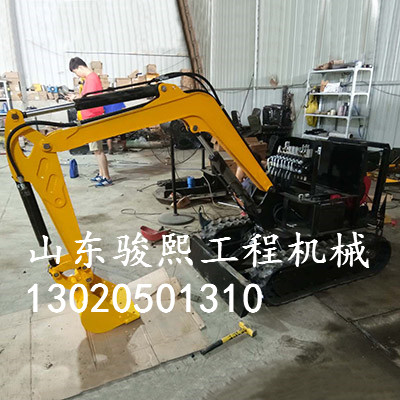 批量供应 小型履带挖掘机 大功率双杠挖掘