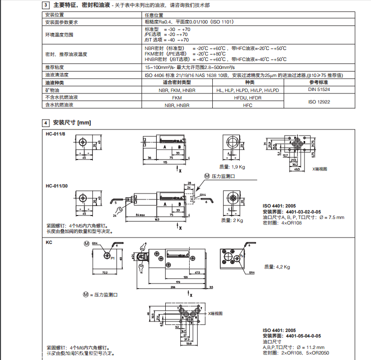 阿托斯 ATOS JPC-2系列 叠加式压力补偿器
