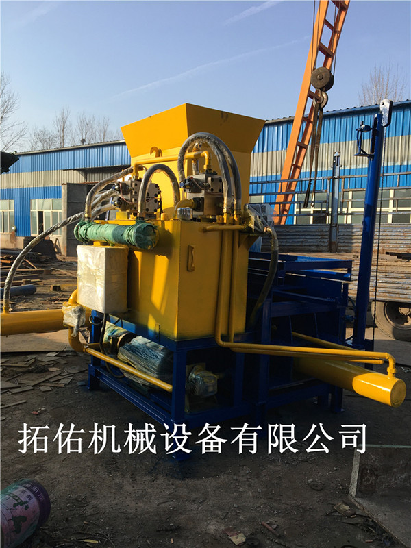 稻壳专用压块机 药材卧式半自动打包机