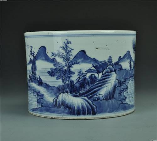 元青花笔筒哪里有大型的鉴定机构