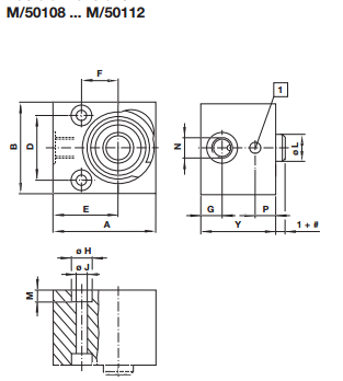 NORGREN夹紧气缸M/50112/4技术参数