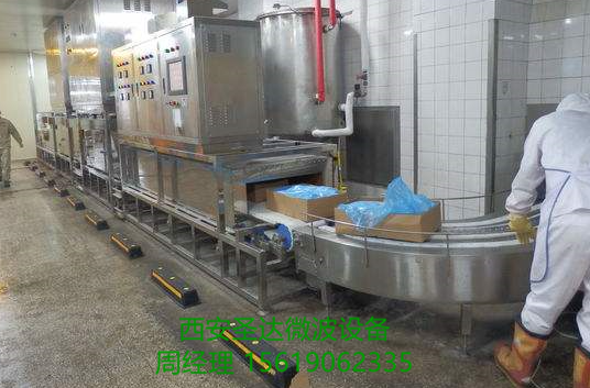肉类微波解冻设备西安圣达微波设备