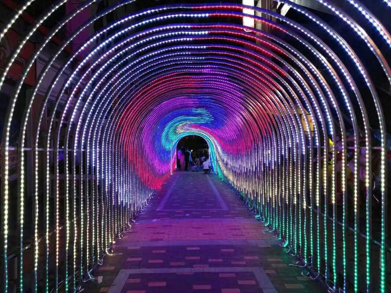 时光隧道·月-作品展示-广州国际灯光节