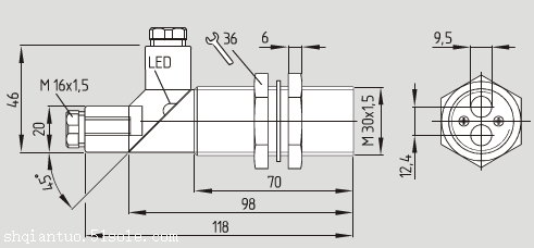 SCHMERSAL光电接近开关IFO 10-30-10/01P详解