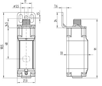 德国SCHMERSAL安全光电开关SLB240-ER-1-ST